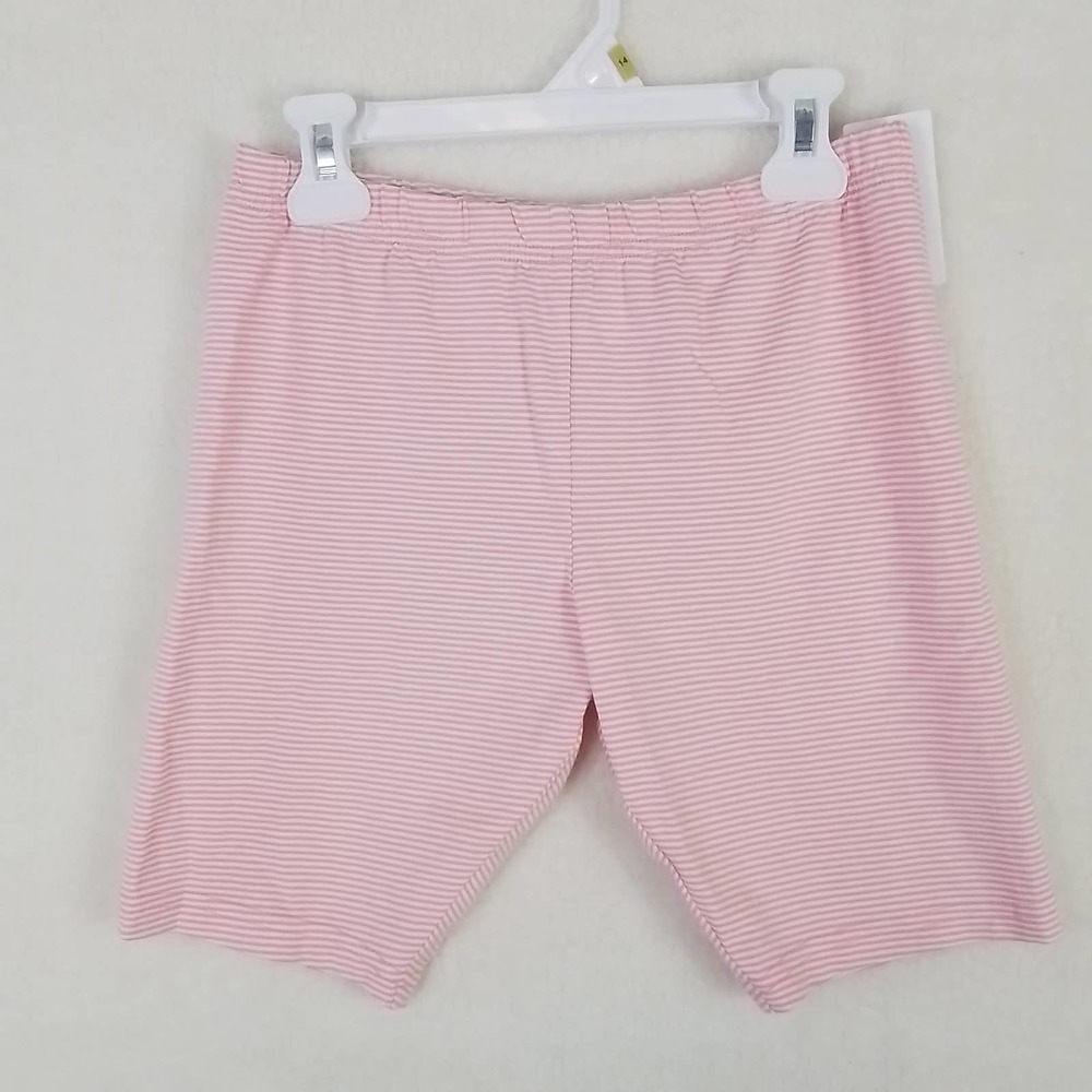 Carter's Kid Cotton‎ Shorts Girl's Size 14 In Pink White Stripes